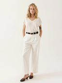 Wide leg pantalon lineva