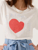 T-shirt met hart felina