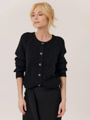 Zwarte cardigan carol