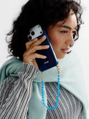 Blauwe iphone case indigo