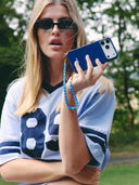 Blauwe iphone case indigo