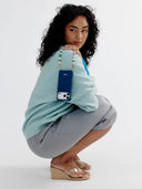 Blauwe iphone case indigo