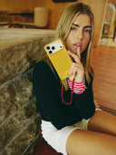 Oranje iphone case apricot