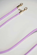 lang lila telefoonkoord met parel detail long cord lavender