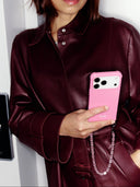 Iphone telefoonhoesje motel pink case