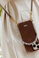 Bruin telefoonkoord terra cord