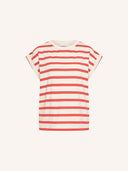Rood gestreept t-shirt tobi stripe top
