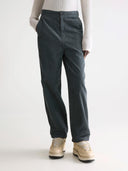Donkergrijze corduroy broek pasop52