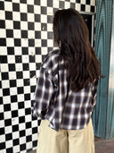 Geruite blouse johan62