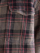 Geruite blouse snow