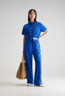 Blauwe jumpsuit pedra