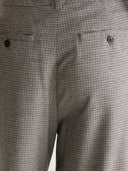 Geruite wide-leg pantalon volkert