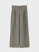 Geruite wide-leg pantalon volkert