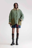 Groene reversible jas hampton
