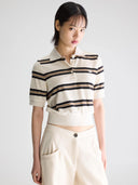 Gestreepte polo top crixus