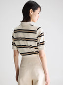 Gestreepte polo top crixus