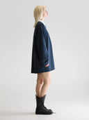 Blauwe polo jurk foogy