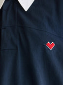 Blauwe polo jurk foogy