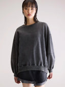 Donkergrijze oversized sweater trig