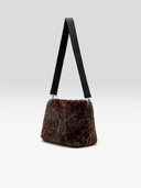 Faux fur tas met luipaardprint jelga