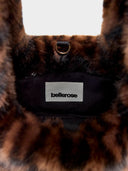 Faux fur tas met luipaardprint jelga