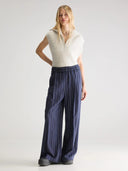 Donkerblauwe broek vespa