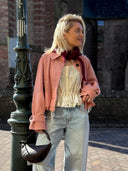 Kort roze jasje jessy