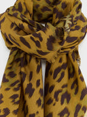 Zijden leopard sjaal syvon