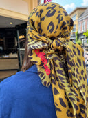 Zijden leopard sjaal syvon