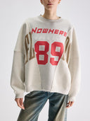 Lichtgrijze sweater flipa