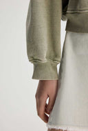 Sweater in vergrijsd groen fancy