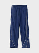 Marineblauwe jogger met contraststrepen jelina