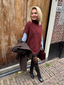 Bordeaux spencer met kraag darti