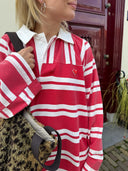 Gestreepte polo jurk foogy