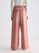 Roze wide leg jeans petula
