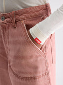 Roze wide leg jeans petula