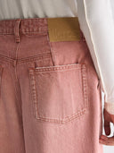 Roze wide leg jeans petula