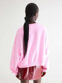 Lichtroze oversized sweater ferna