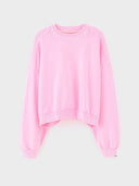 Lichtroze oversized sweater ferna