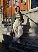 Gestreepte polo top crixus