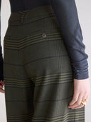 Wijde geruite broek volkert