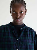 Geruite blouse cherry