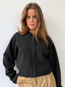 Antraciet vest svea