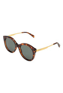Zonnebril ellis metal havana gold