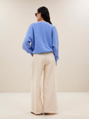 Blauwe sweater malyn
