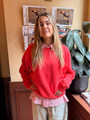 Rode sweater carrie