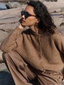 Bruin vest cleo natural cardigan