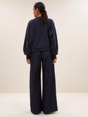Donkerblauwe bibi nights sweater midnight