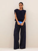 Broek jaxx stockholm blue pants dark denim