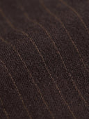Bruine pantalon met krijtstreep pelle